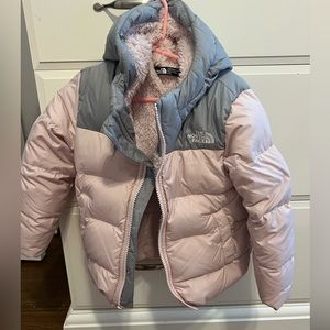 {The North Face} girls hooded coat